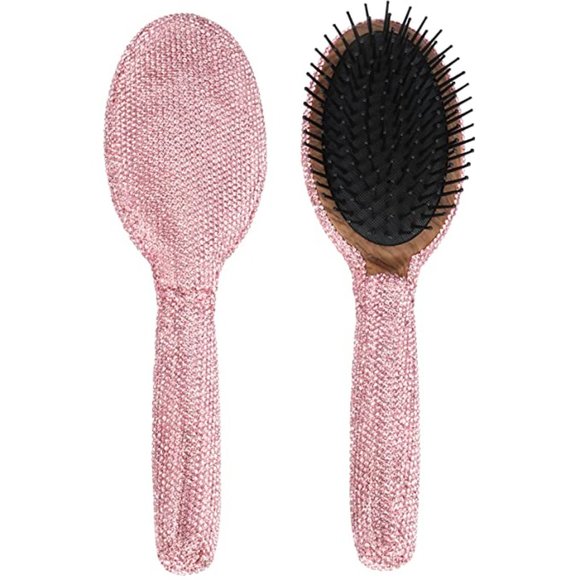 NWT Sparkling Bling Swarovski Rhinestone Crystal Hair Brush + FREE Gift! - Picture 12 of 15